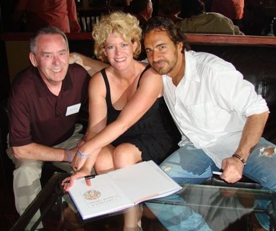 Thorsten Kaye in "A Solid Wheel of Colored Ribbons" Book Signing on July 25, 2009. 
